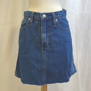 Madewell Denim skirt size 26